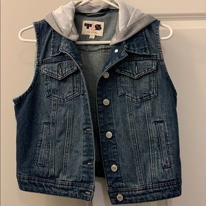 Charlotte Russe jean vest